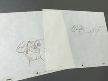 Load image into Gallery viewer, Laurel and Hardy (1966) - 2 x Original animation drawings

