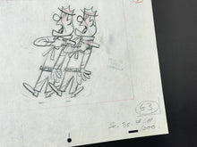 Load image into Gallery viewer, Laurel and Hardy (1966) - Original animation drawing
