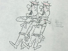 Load image into Gallery viewer, Laurel and Hardy (1966) - Original animation drawing
