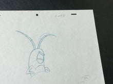 Load image into Gallery viewer, SpongeBob SquarePants (1999) - Original animation drawing of Sheldon J. Plankton
