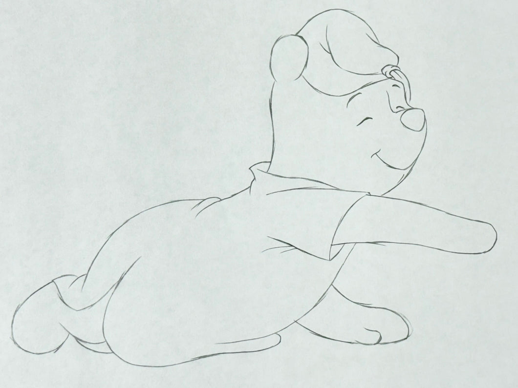 Winnie the Pooh - Original animation drawing of Winnie the Pooh