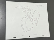 Load image into Gallery viewer, The Simpsons - Original drawing of Homer Simpson, Episode: &#39;Wild Barts Can&#39;t Be Broken (1999)&#39;
