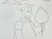 Load image into Gallery viewer, The Simpsons - Original drawing of Homer Simpson, Episode: &#39;Wild Barts Can&#39;t Be Broken (1999)&#39;
