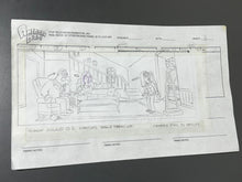 Load image into Gallery viewer, American Dad! (2005) - Production Hand Drawn Storyboard Page, Very rare!
