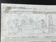 Load image into Gallery viewer, American Dad! (2005) - Production Hand Drawn Storyboard Page, Very rare!
