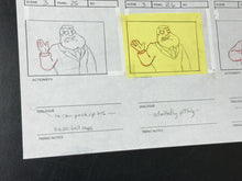 Load image into Gallery viewer, American Dad! (2005) - Production Hand Drawn Storyboard Page, Very rare!
