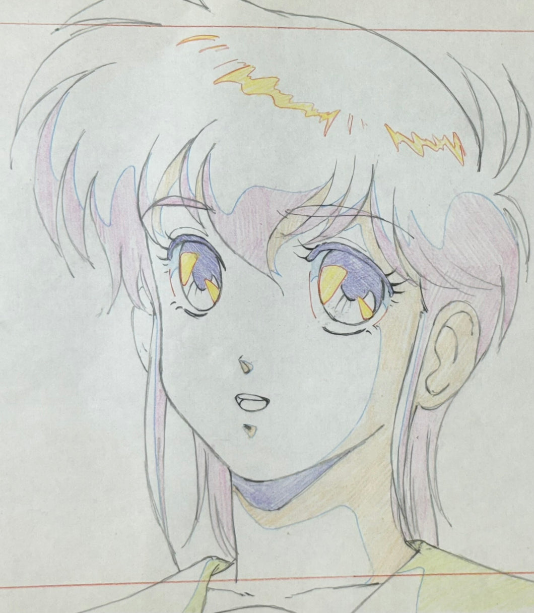 Cream Lemon (1984/87) - Original animation drawing