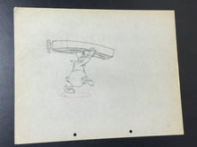 Load image into Gallery viewer, Mickey&#39;s Service Station (1935) - Vintage Donald Duck Production Drawing
