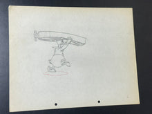 Load image into Gallery viewer, Mickey&#39;s Service Station (1935) - Vintage Donald Duck Production Drawing

