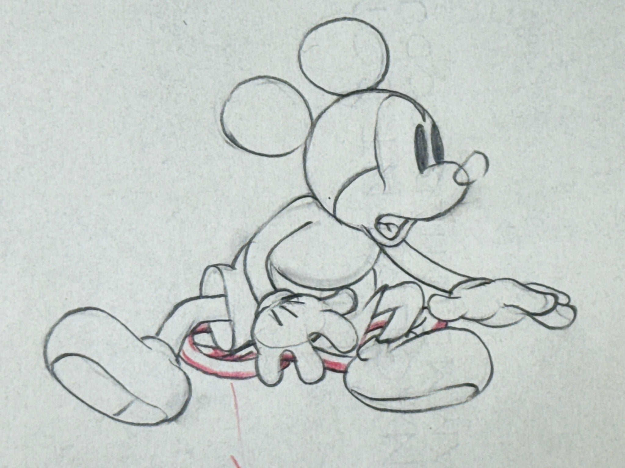 ミッキーマウス 鉛筆画 Mickey's Garden Mickey's Garden (1935) - Mickey Mouse Production Drawing