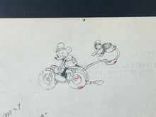 Load image into Gallery viewer, The Dognapper (1934) - Original Mickey Mouse and &quot;Long-Billed&quot; Donald Duck Production Drawing
