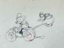 Load image into Gallery viewer, The Dognapper (1934) - Original Mickey Mouse and &quot;Long-Billed&quot; Donald Duck Production Drawing
