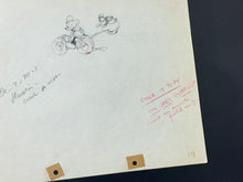 Load image into Gallery viewer, The Dognapper (1934) - Original Mickey Mouse and &quot;Long-Billed&quot; Donald Duck Production Drawing
