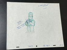 Load image into Gallery viewer, The Simpsons - Original drawing of Homer Simpson, Episode: &#39;Mr. Plow&#39; (1992)
