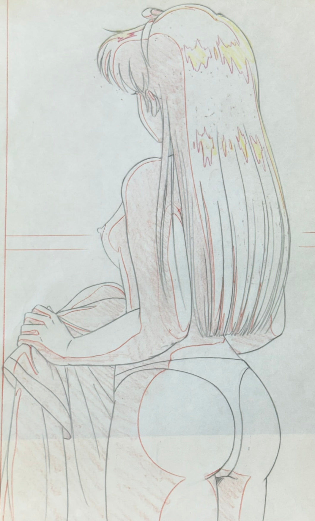 Cream Lemon (1984/87) - Original animation drawing