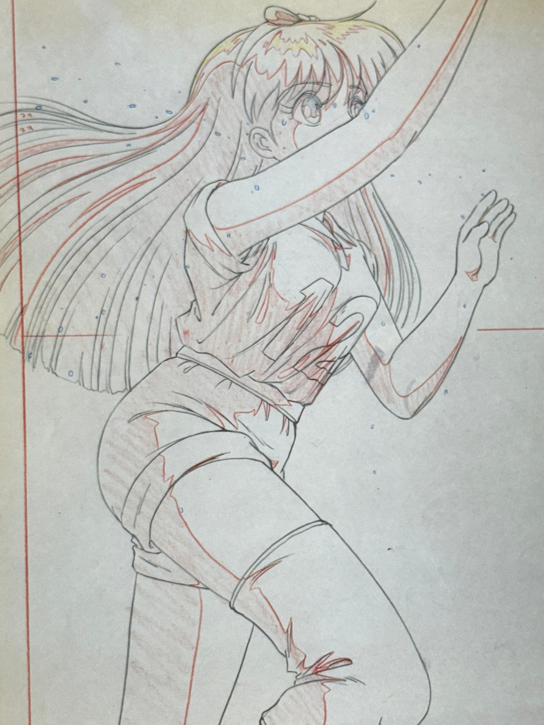 Cream Lemon (1984/87) - Original animation drawing