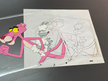 Load image into Gallery viewer, Pink Panther - Original animation cel and drawing
