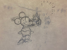 Load image into Gallery viewer, Mickey&#39;s Pal Pluto (Walt Disney, 1933) - Minnie Mouse and Kittens Animation Drawing Group of 2
