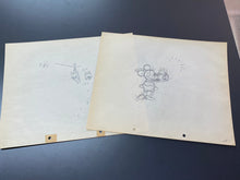 Load image into Gallery viewer, Mickey&#39;s Pal Pluto (Walt Disney, 1933) - Minnie Mouse and Kittens Animation Drawing Group of 2
