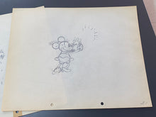 Load image into Gallery viewer, Mickey&#39;s Pal Pluto (Walt Disney, 1933) - Minnie Mouse and Kittens Animation Drawing Group of 2
