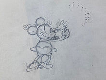 Load image into Gallery viewer, Mickey&#39;s Pal Pluto (Walt Disney, 1933) - Minnie Mouse and Kittens Animation Drawing Group of 2
