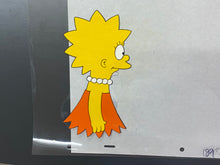 Load image into Gallery viewer, The Simpsons - Original animation cel and drawing of Lisa Simpson
