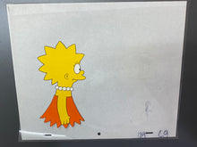 Load image into Gallery viewer, The Simpsons - Original animation cel and drawing of Lisa Simpson
