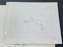 Load image into Gallery viewer, Popeye the Sailor - Original animation cel and drawings + animatic folder, same scene
