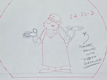 Load image into Gallery viewer, Popeye the Sailor - Original animation cel and drawings + animatic folder, same scene
