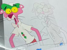 Load image into Gallery viewer, Pink Panther - Original animation cel and drawing
