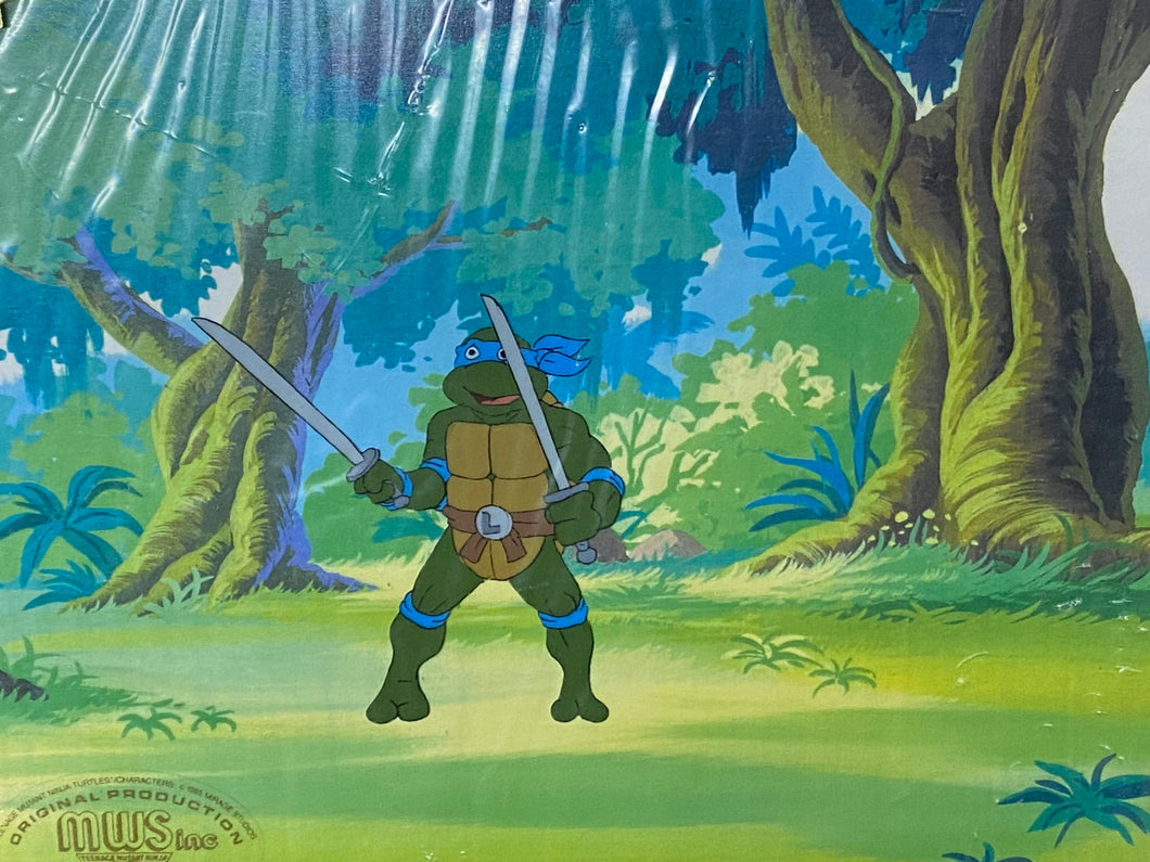 Teenage Mutant Ninja Turtles (1987 TV series) - Original animation cel (certificated, new)