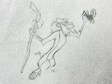 Load image into Gallery viewer, Lion King - Original Animation Drawing of Rafiki
