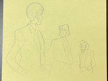 Load image into Gallery viewer, Lupin III - 6 x Original animation drawings of Lupin, full set scene

