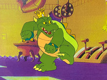 Load image into Gallery viewer, The Super Mario Bros. Super Show! (1989) - Original Animation Cel of Bowser, with copy background (stamped)
