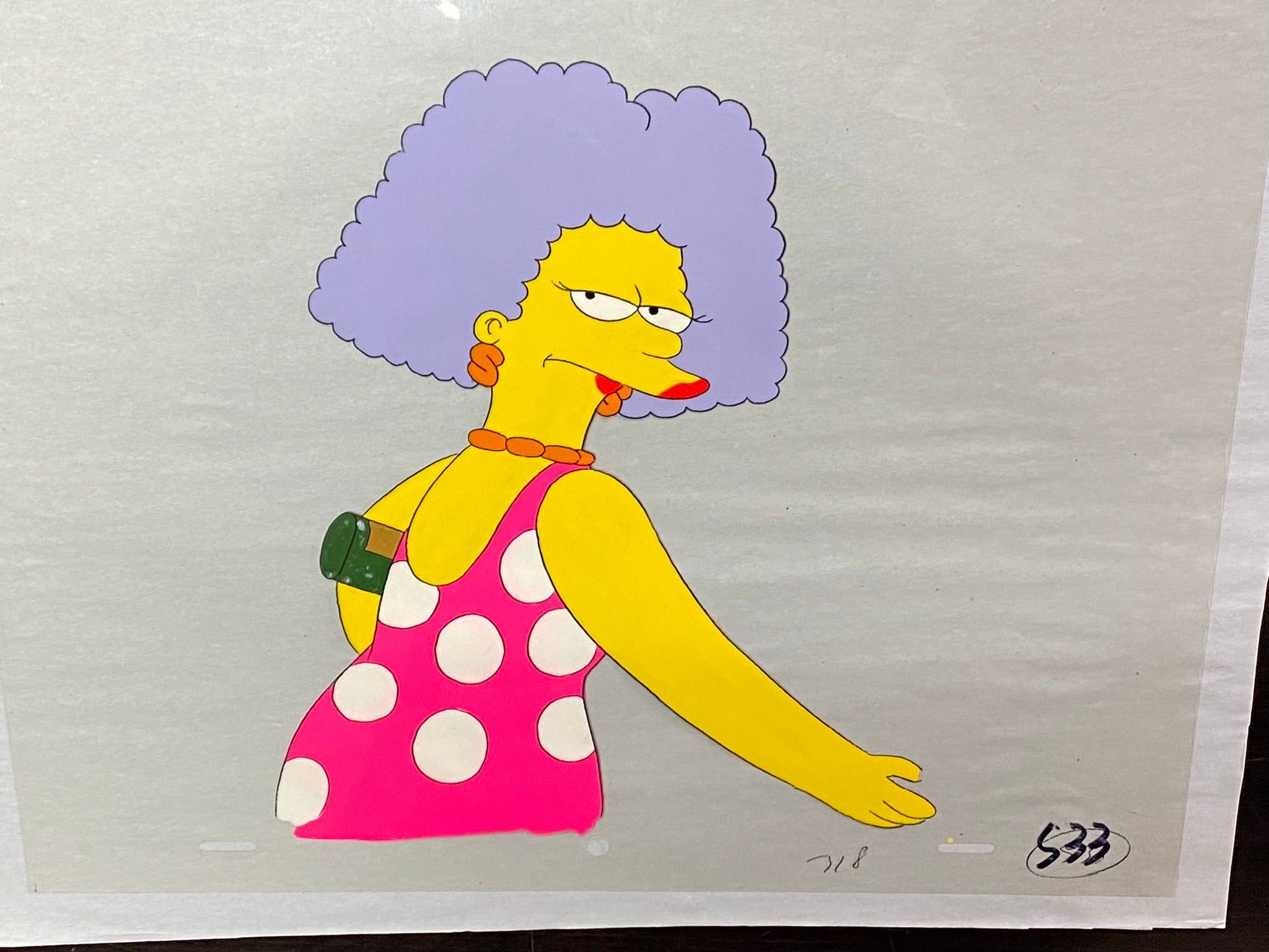 The Simpsons - Original animation cel of Selma Bouvier – Gallery Animation