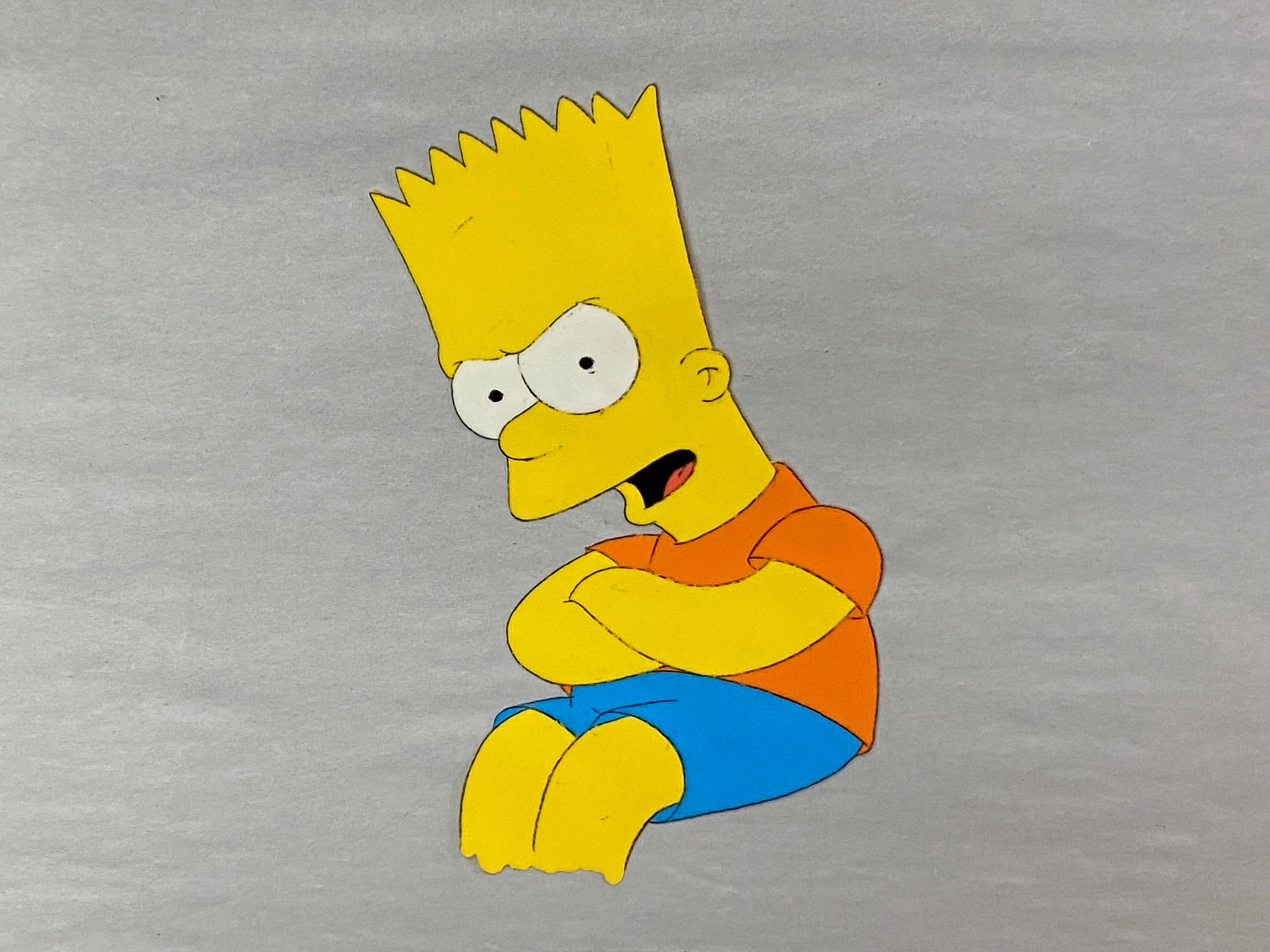 The Simpsons - Original animation cel of Bart Simpson – Gallery Animation