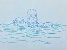 Load image into Gallery viewer, The Simpsons - Original drawing of Homer Simpson
