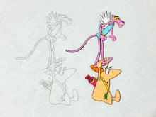 Load image into Gallery viewer, Pink Panther - Original animation cel and drawing

