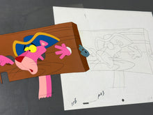 Load image into Gallery viewer, Pink Panther - Original animation cel and drawing
