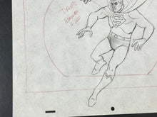 Load image into Gallery viewer, The Superman/Aquaman Hour of Adventure - Original animation drawing of Superman (1967)
