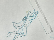 Load image into Gallery viewer, The Superman/Aquaman Hour of Adventure - Original animation drawing of Superman (1967)
