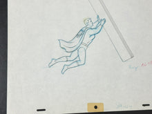 Load image into Gallery viewer, The Superman/Aquaman Hour of Adventure - Original animation drawing of Superman (1967)

