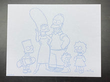 Load image into Gallery viewer, The Simpsons - Lay Out drawing of the Family, made by Todd Aaron Smith (certificated)
