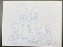 Load image into Gallery viewer, The Simpsons - Lay Out drawing of the Family, made by Todd Aaron Smith (certificated)
