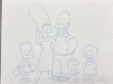 Load image into Gallery viewer, The Simpsons - Lay Out drawing of the Family, made by Todd Aaron Smith (certificated)
