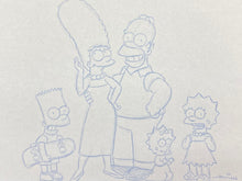 Load image into Gallery viewer, The Simpsons - Lay Out drawing of the Family, made by Todd Aaron Smith (certificated)
