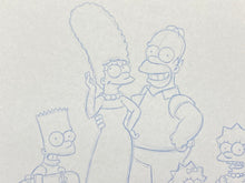 Load image into Gallery viewer, The Simpsons - Lay Out drawing of the Family, made by Todd Aaron Smith (certificated)
