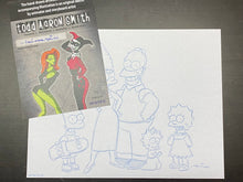 Load image into Gallery viewer, The Simpsons - Lay Out drawing of the Family, made by Todd Aaron Smith (certificated)
