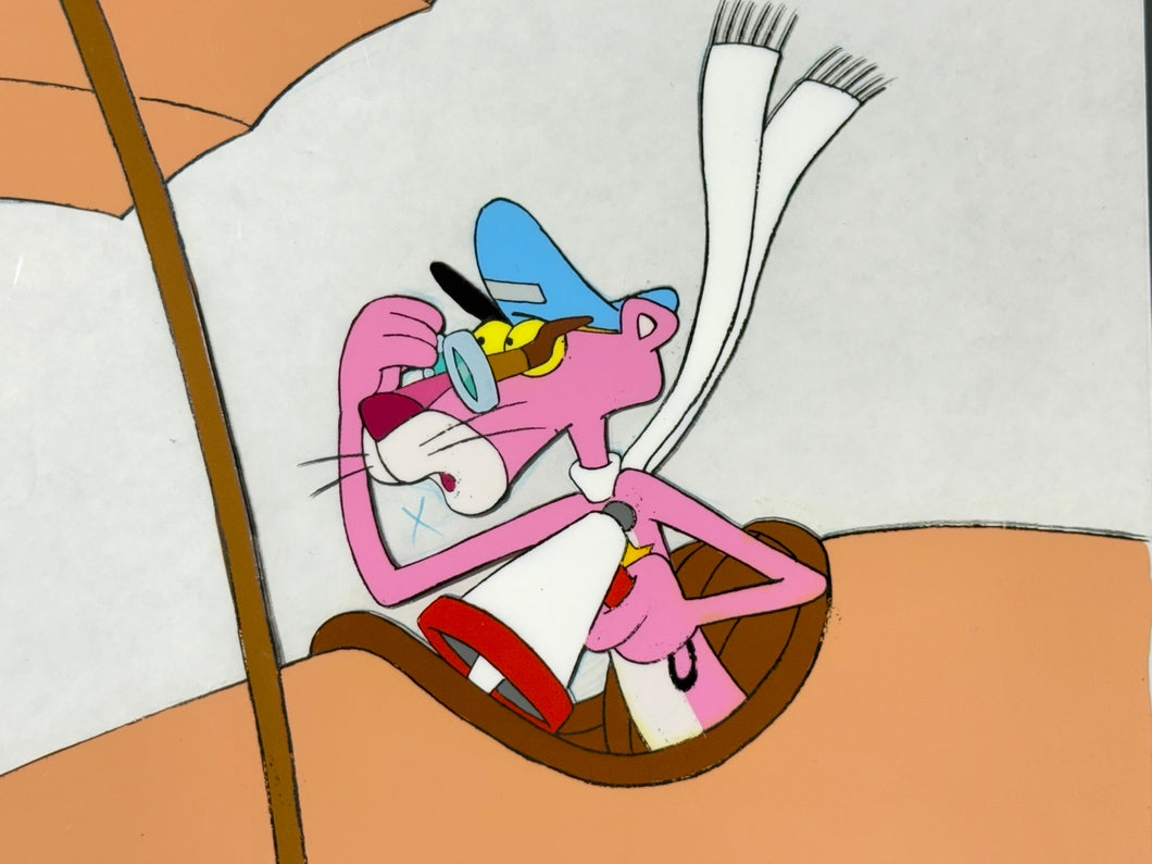 Pink Panther - Original animation cel and drawing
