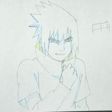 Load image into Gallery viewer, Naruto - Original drawing of Sasuke Uchiha, in color
